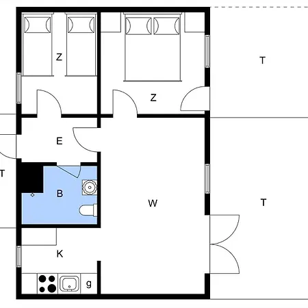 4135-borre-klintholm-havneby-35-st Apartament *