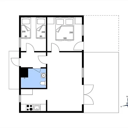 4135-borre-klintholm-havneby-35-st Leilighet *